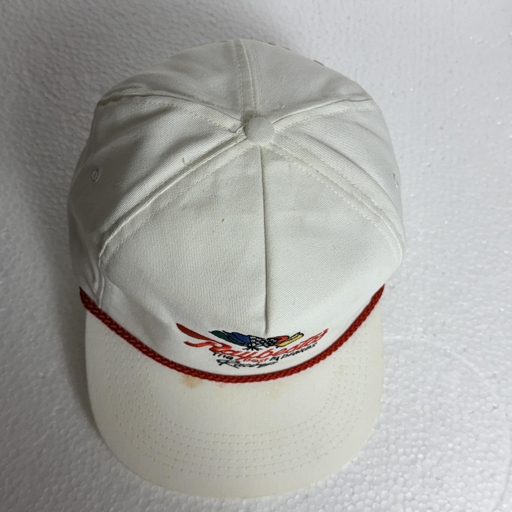 Vintage Raybestos Hat Cap Snap Back One Size White Mens AB Emblems 80s - Picture 8 of 12
